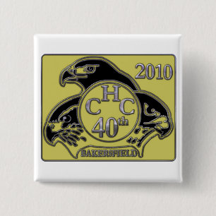 2010 Bakersfield 2 Inch Square Button