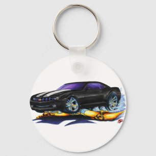 2010 Camaro Black-White Car Keychain