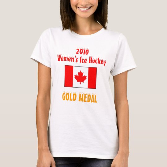 2010 Canada Women's Ice Hockey - Gold Medal T-Shirt