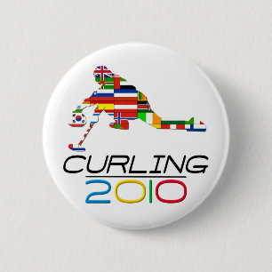 2010: Curling 2 Inch Round Button