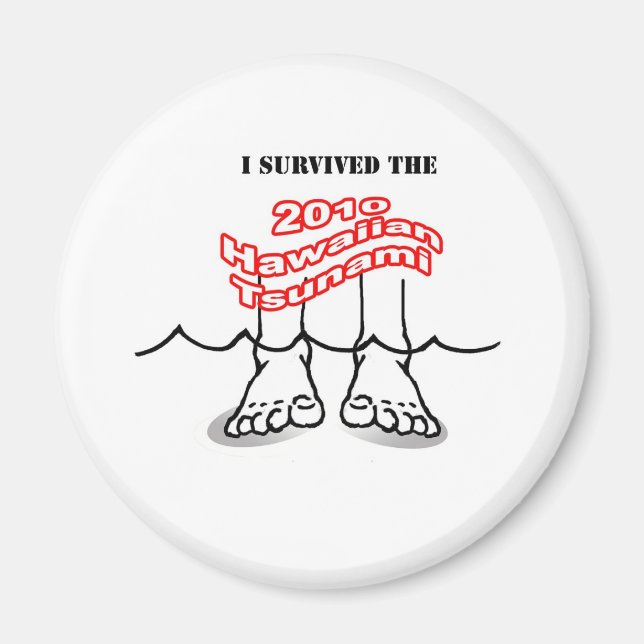 2010 Hawaiian Tsunami Magnet (Front)