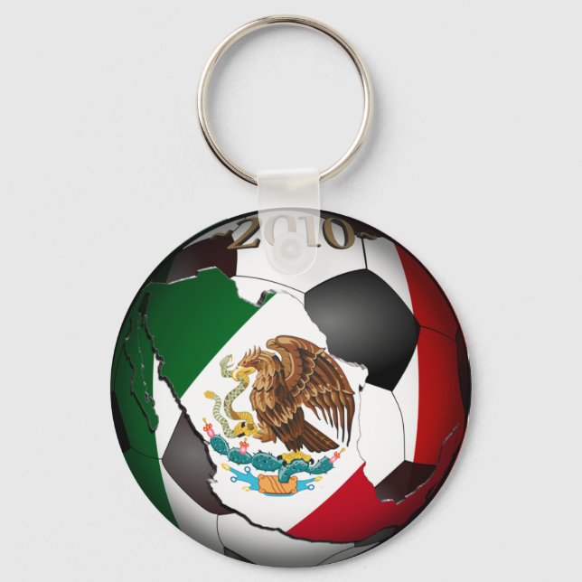 2010 Mexico Soccer Ball Keychain (Front)