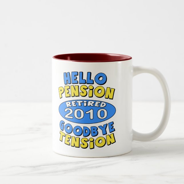 2010 Retirement Two-Tone Coffee Mug (Right)