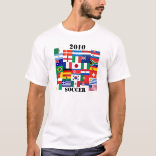 2010 Soccer Teams Flags T-Shirt