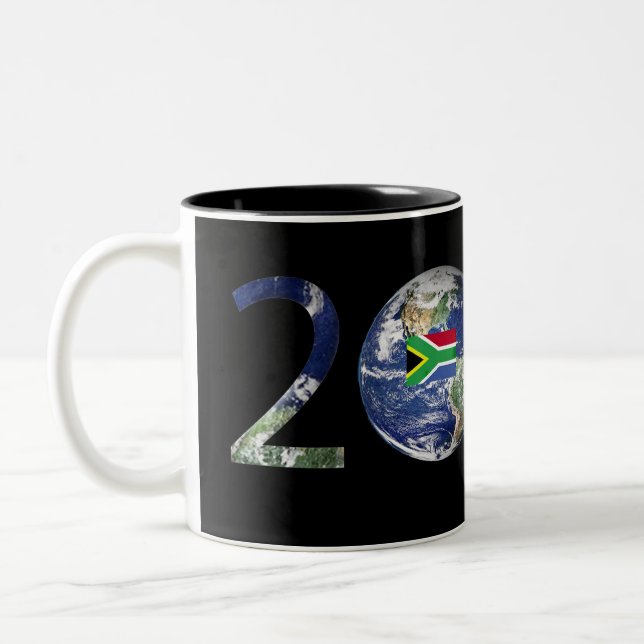 2010 SOCCER Two-Tone COFFEE MUG (Left)