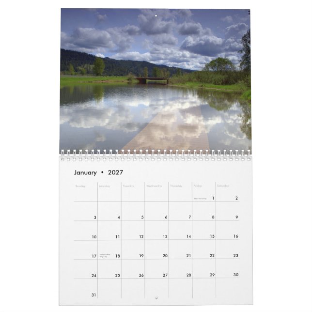 2011 Calendar- Updated captions Calendar (Jan 2027)