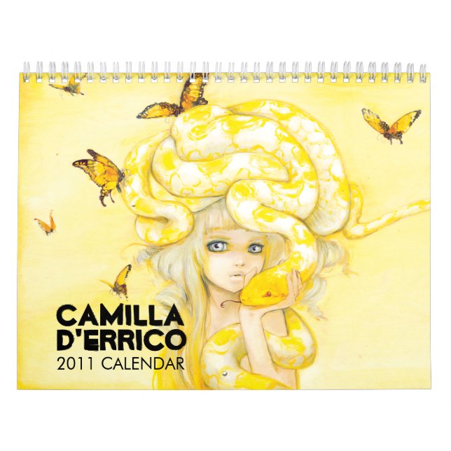 2011 Camilla d'Errico Calendar (Cover)