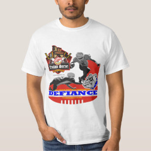 2011 - Defiance Bulldogs Trojan Horse Design T-Shirt