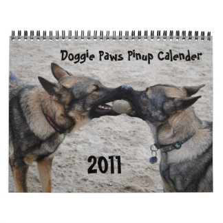 2011 - Doggie Paws Pinup Calender Calendar