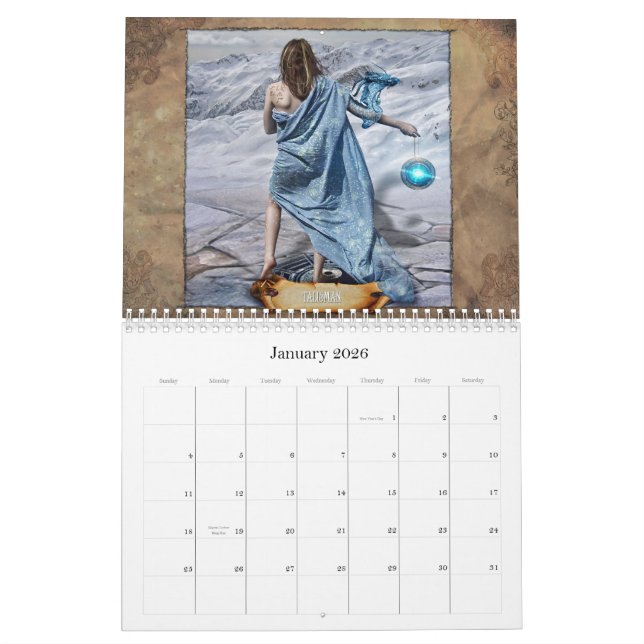 2011 Enchanted Map Calendar (Jan 2026)