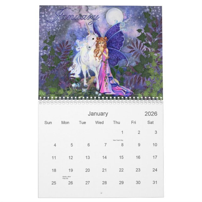 2011 Fantasy Calendar by Joanne Schempp (Jan 2026)