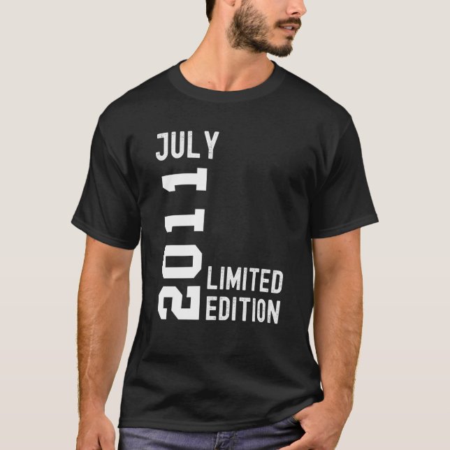 2011 July Happy Birthday Party T-Shirt (Front)