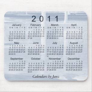 2011 Landscape Calendar Mouse Pad