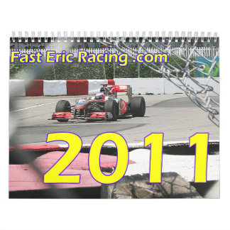 2011 Racing Calender Calendar