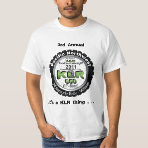 2011 Rally logo 3rd annual KLr Thing Front only T-Shirt