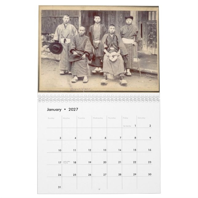 2011 Sakaguchi Family Calendar (Jan 2027)