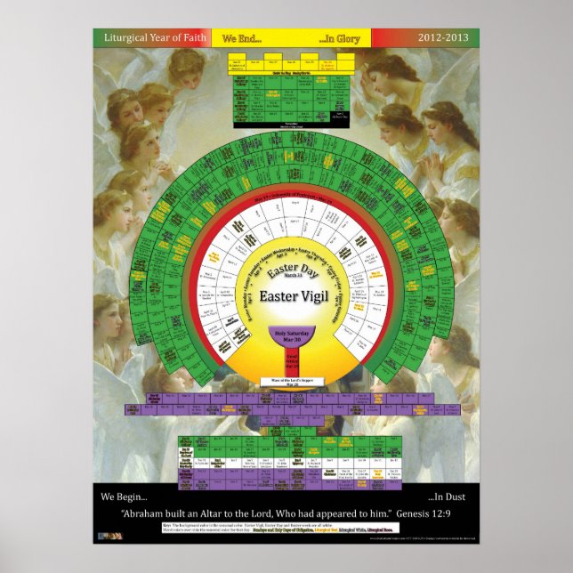 2012-2013 Liturgical Year Poster (Front)