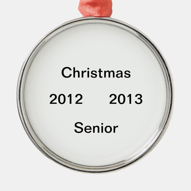 2012 2013  senior year ornament (Front)