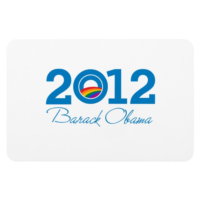 2012 - Barack Obama Pride Magnet (Horizontal)