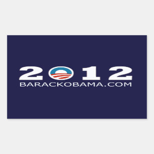2012 Barack Obama Re-election Design Sticker