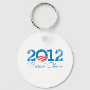 2012 - Barack Obama - Vintage.png Keychain