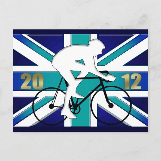 2012 British Cycling Bicyle lover Cycle Postcard (Front)