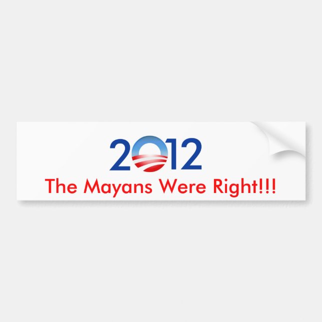 2012 BUMPER STICKER (Front)