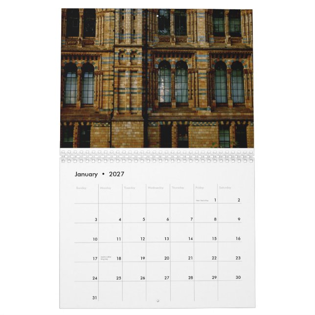 2012 Calendar (Jan 2027)