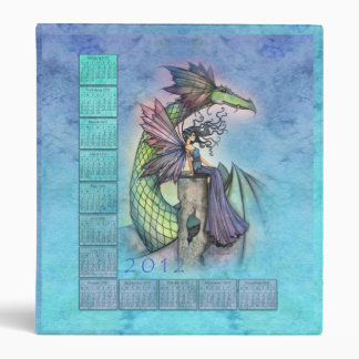 2012 Calendar Binder Fairy and Dragon