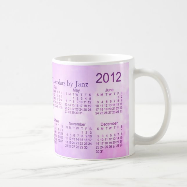 2012 Calendar Coffee Mug (Right)