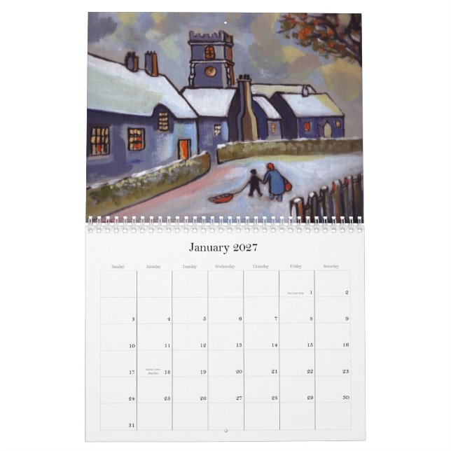 (2012 Calendar images from my originals) (Jan 2027)