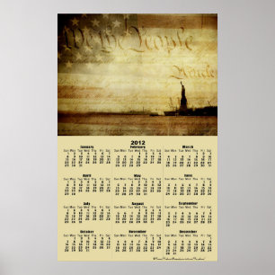 2012 Calendrier We The People Poster