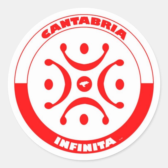 2012 Cantabria Infinita Classic Round Sticker (Front)