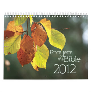 2012 Christian calendar: Prayers of the Bible Calendar