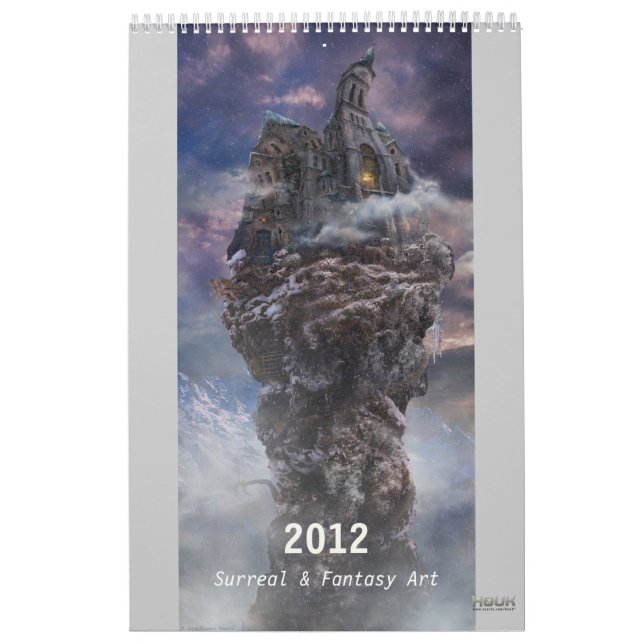 2012 Digital Surreal & Imaginaire Art - Calendrier (Protection)