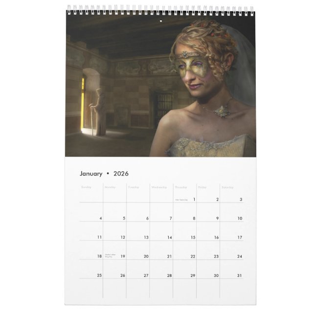 2012 Digital Surreal & Imaginaire Art - Calendrier (Jan 2026)