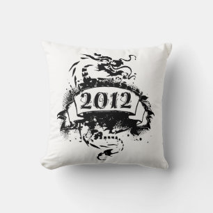 2012 - Dragon noir - Coussin