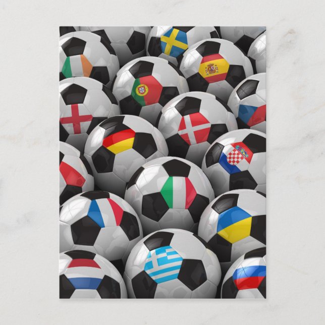 2012 European Soccer Championship Postcard (Front)