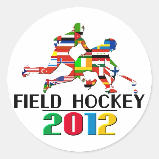 2012: Field Hockey Classic Round Sticker (Front)