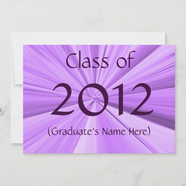 2012 Graduation Announcement (Front)