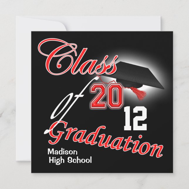 2012 Graduation "class of" template PERSONALIZE (Front)