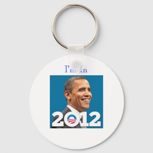 2012 I'm In-Obama Keychain (Front)