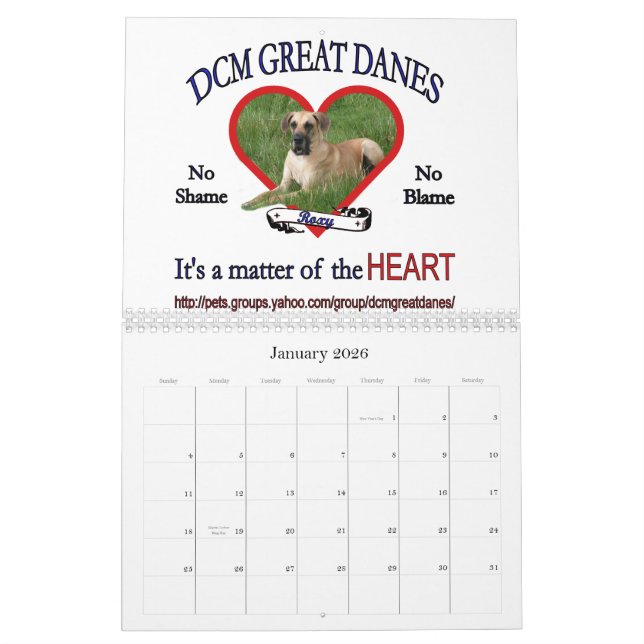 2012 ~ It's a Matter of the HEART Calendar (Jan 2026)