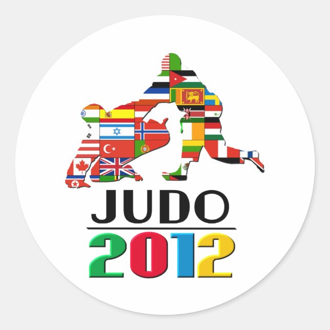 2012: Judo Classic Round Sticker (Front)