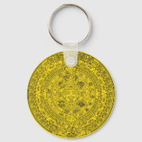 2012 Mayan Calendar Keychain