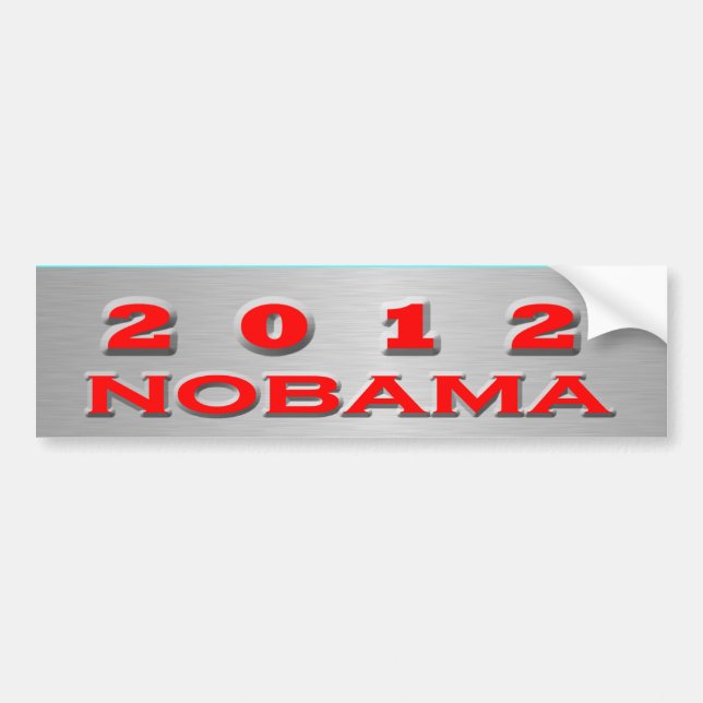 2012 Nobama Bumper Sticker (Front)