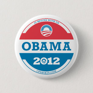 2012 Obama Logo 2 Inch Round Button