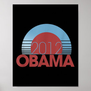 2012 Obama Retro Vintage  Poster