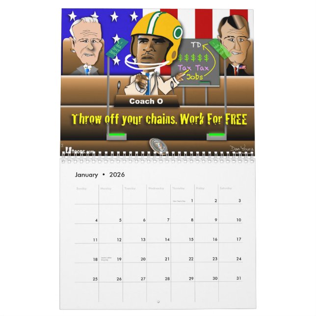 2012 Obama State of Union Calendar by Dan Youra (Jan 2026)