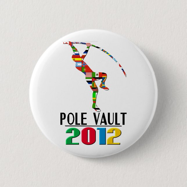2012: Pole Vault 2 Inch Round Button (Front)